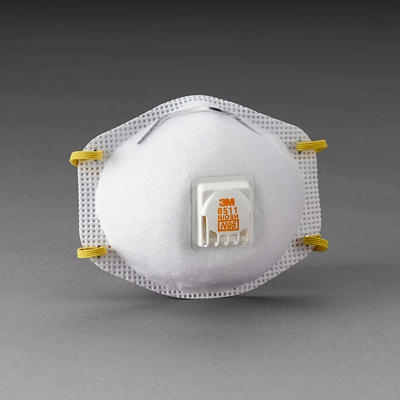 Respirador 3M 8511 N95 para Polvos y Partculas Lquidas sin Aceite